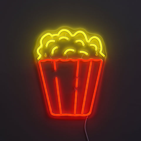 Popcorn Neon Væglampe