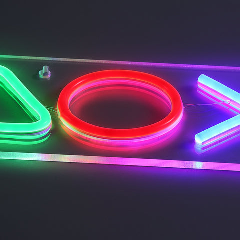 Playstation Neon Væglampe