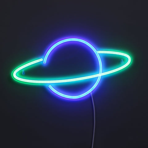 Saturn Neon Blå/Grøn