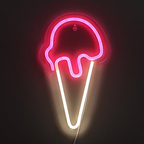 Ice Cream Neon Væglampe